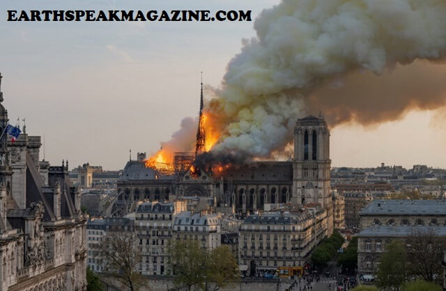 การระเบิด ในปารีสที่ซับซ้อน หน่วยกู้ภัยในปารีสกำลังดิ้นรนเพื่อเข้าถึงบุคคลที่เกรงว่าจะติดอยู่ในอาคารฝั่งซ้ายที่พังถล่มลงมาบางส่วน